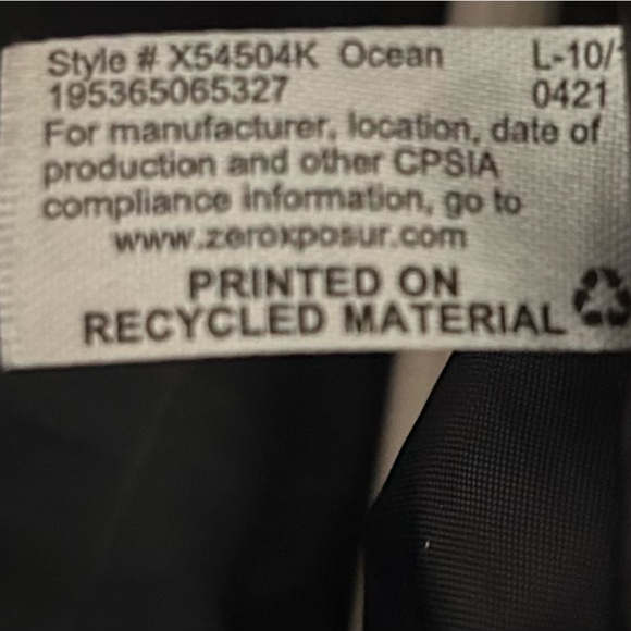 Boys ZeroXposur Thruster 3-in-1 System Jacket -Style: X54504K Color: Ocean - Picture 11 of 13